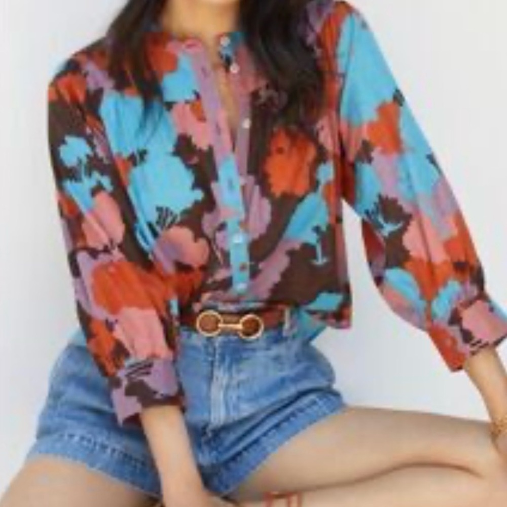 Women’s Anthropologie Porridge small blouse